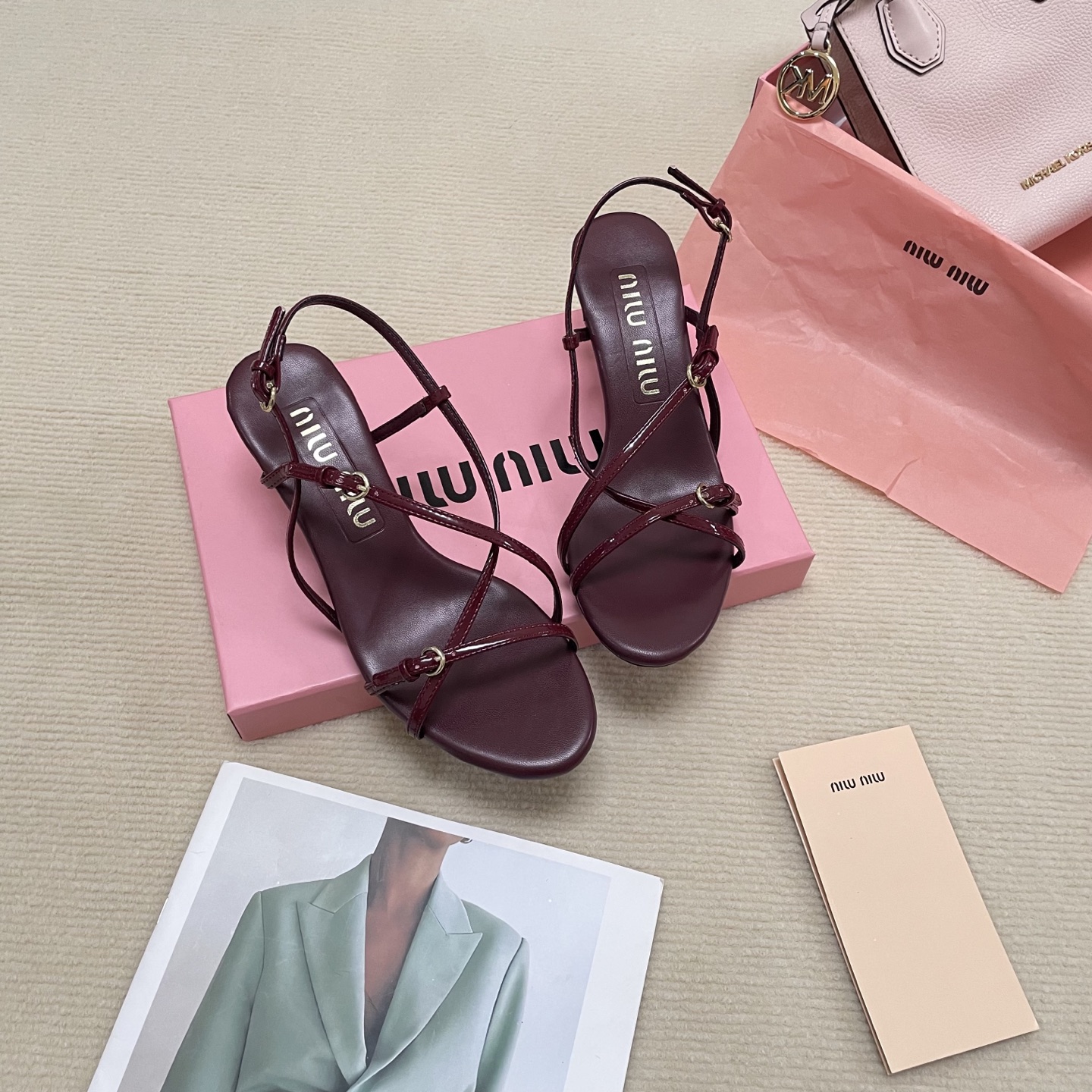 M Style strappy high heel sandals 6CM