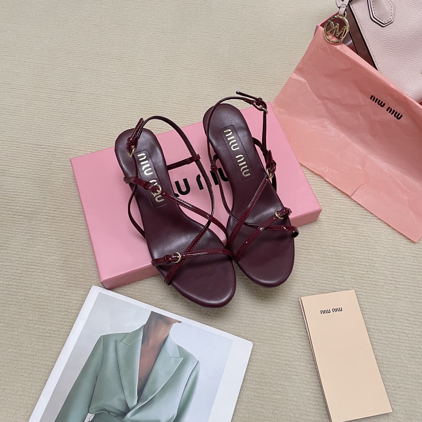 M Style strappy high heel sandals 6CM