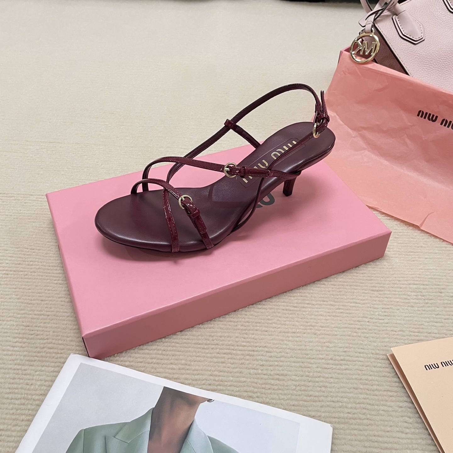 M Style strappy high heel sandals 6CM