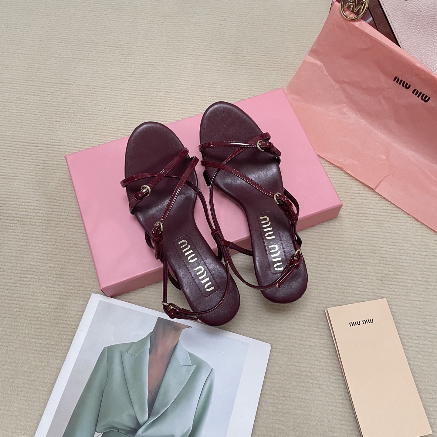 M Style strappy high heel sandals 6CM