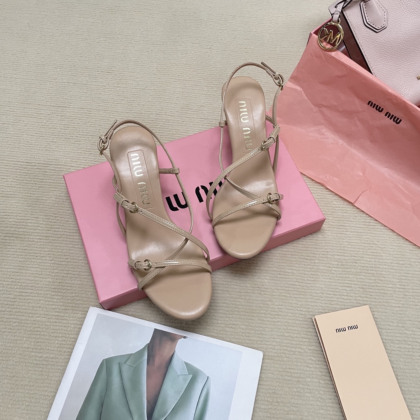 M Style strappy high heel sandals 6CM