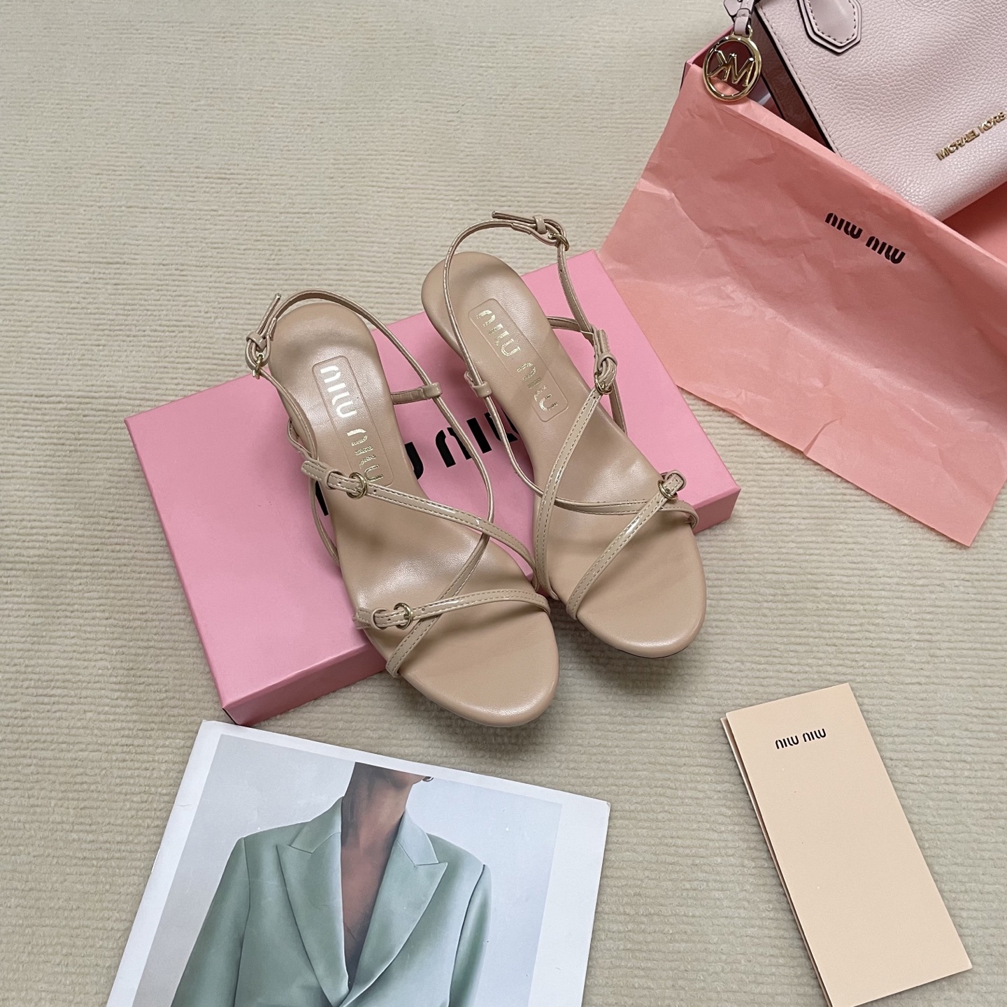 M Style strappy high heel sandals 6CM