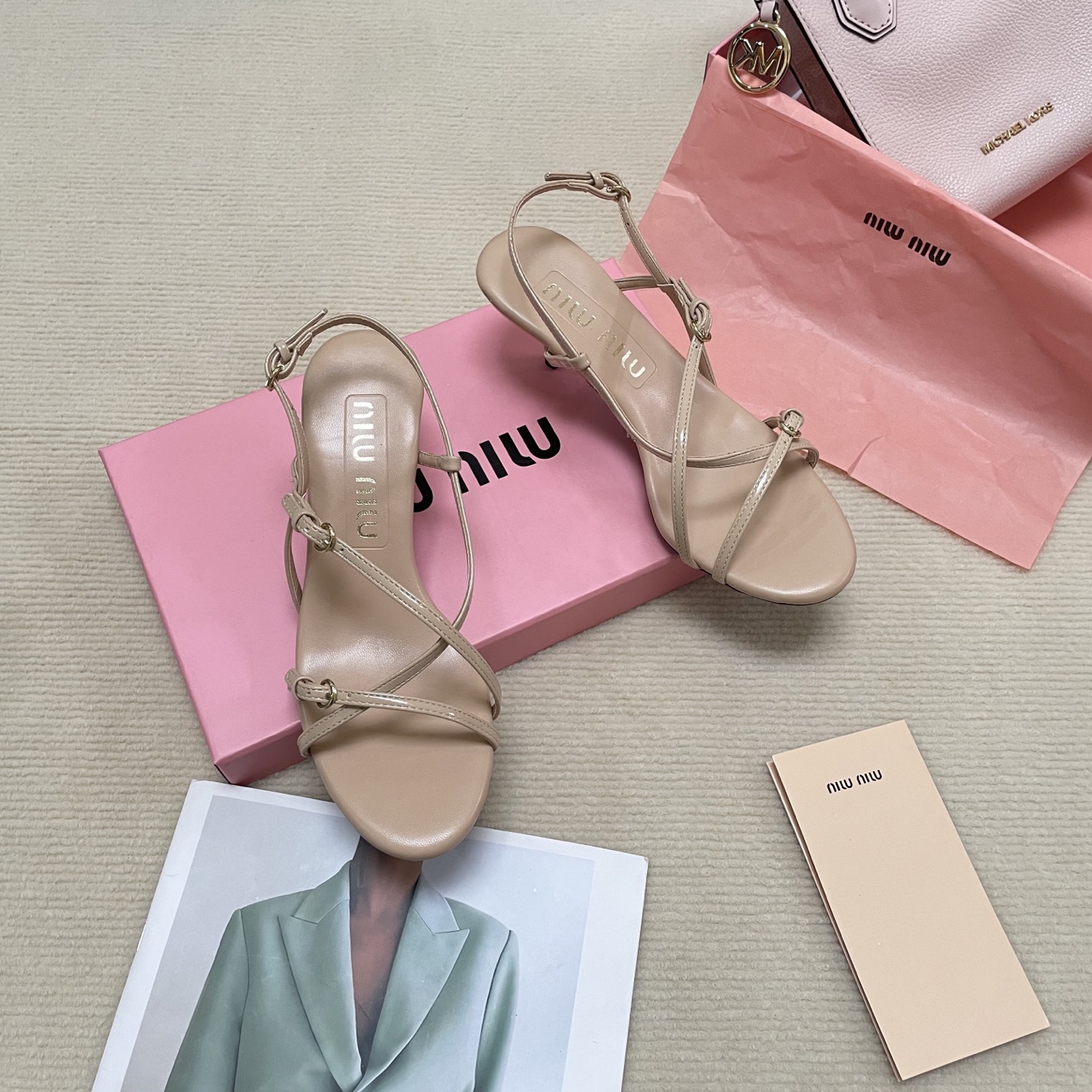 M Style strappy high heel sandals 6CM