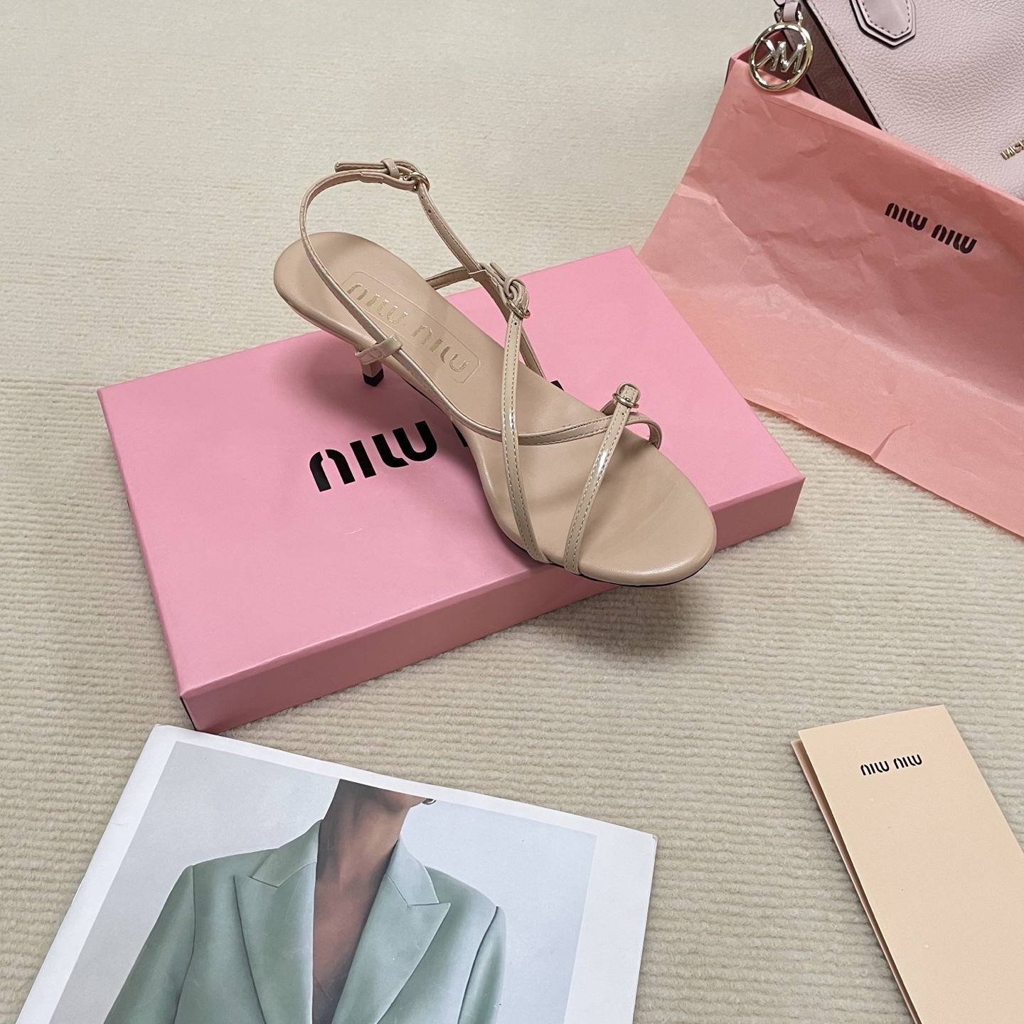 M Style strappy high heel sandals 6CM