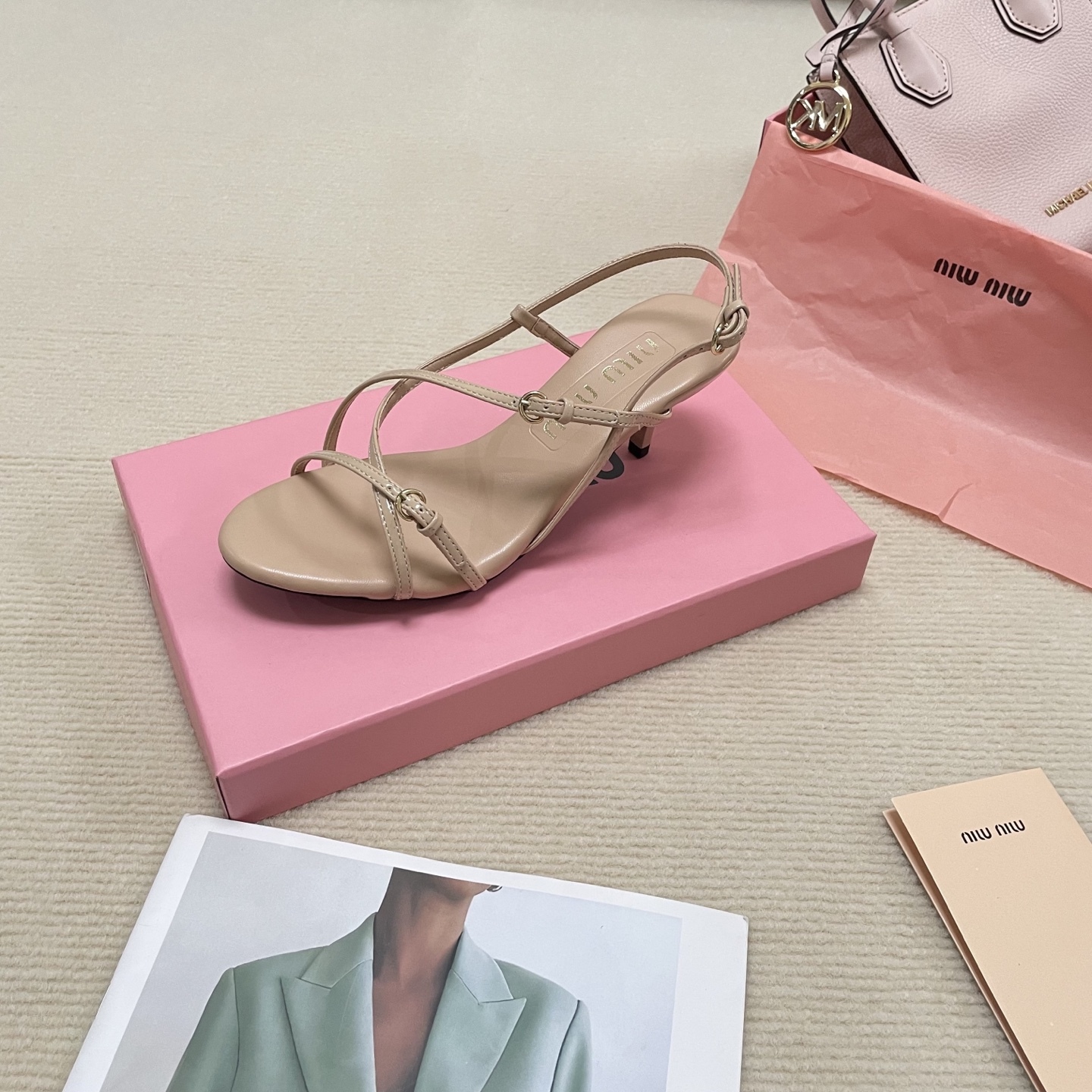 M Style strappy high heel sandals 6CM