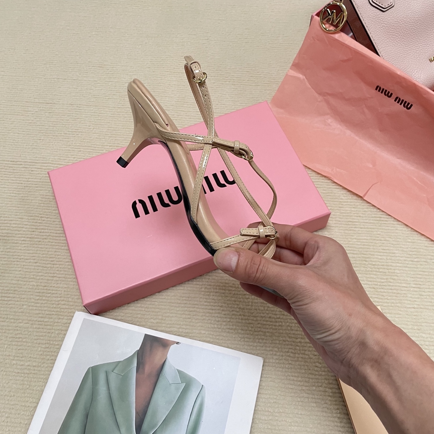 M Style strappy high heel sandals 6CM