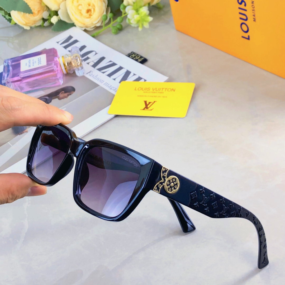 L Style New Square Blush Sunglasses