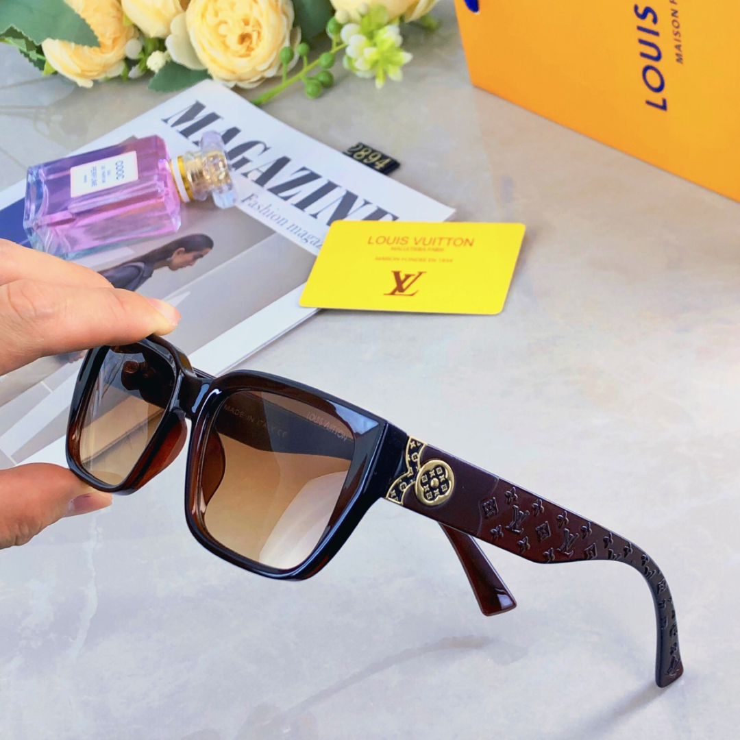 L Style New Square Blush Sunglasses