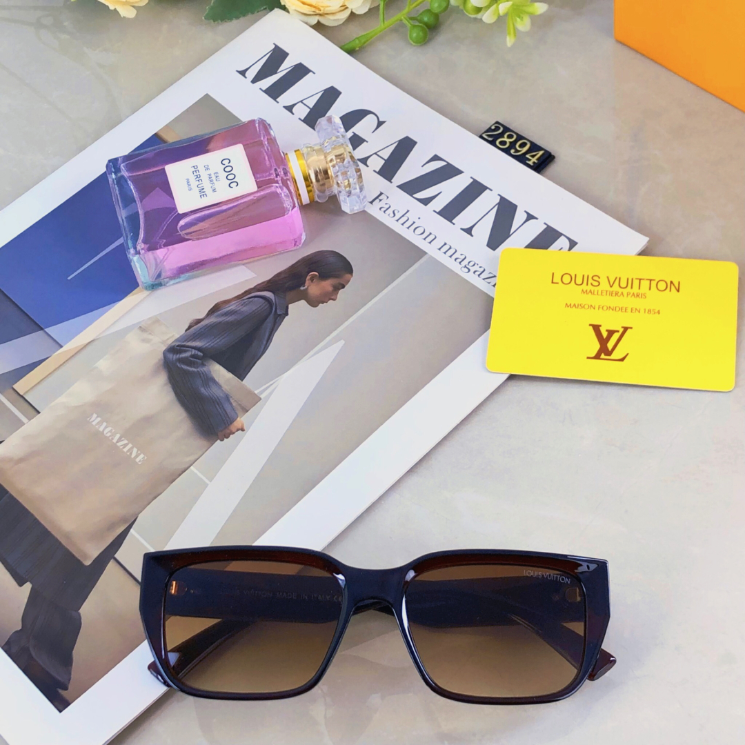 L Style New Square Blush Sunglasses