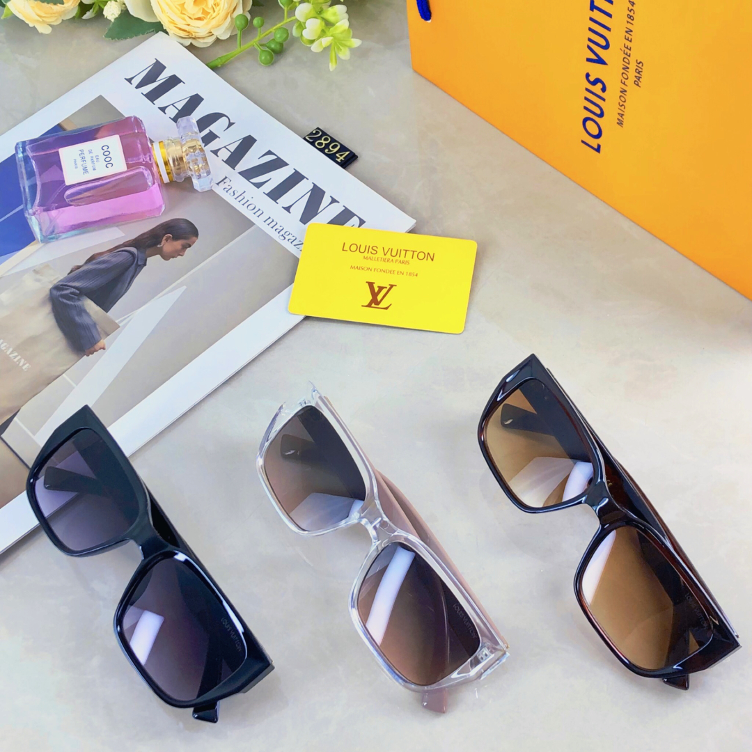 L Style New Square Blush Sunglasses