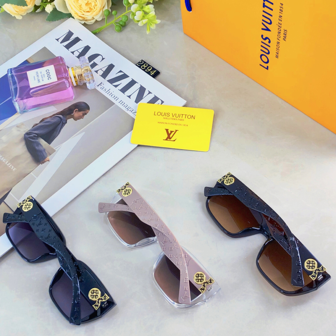 L Style New Square Blush Sunglasses