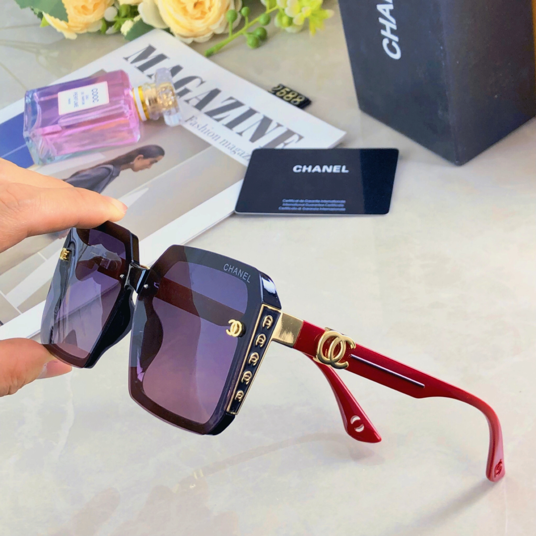 C Style Classic Square Frame Sunglasses for Women