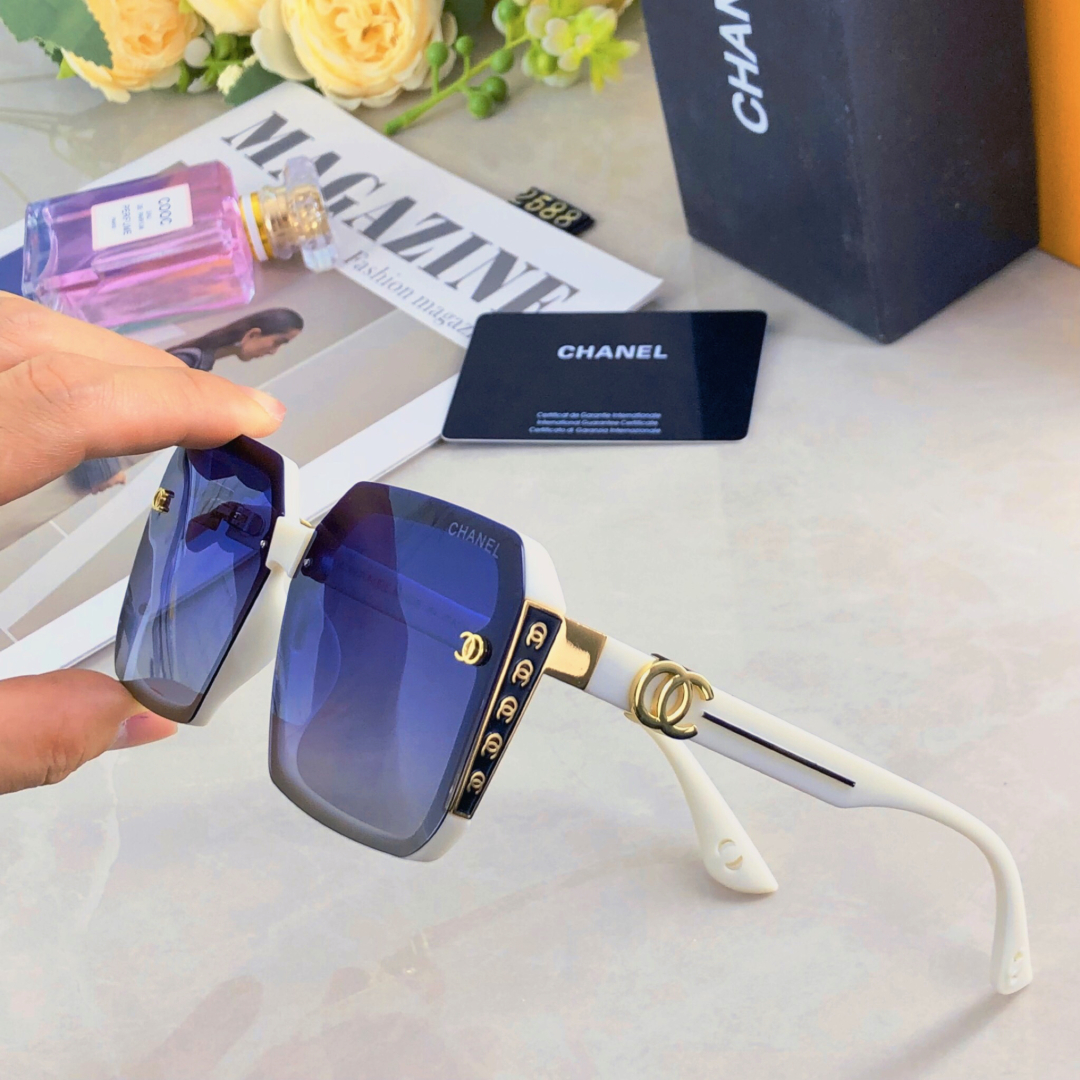 C Style Classic Square Frame Sunglasses for Women