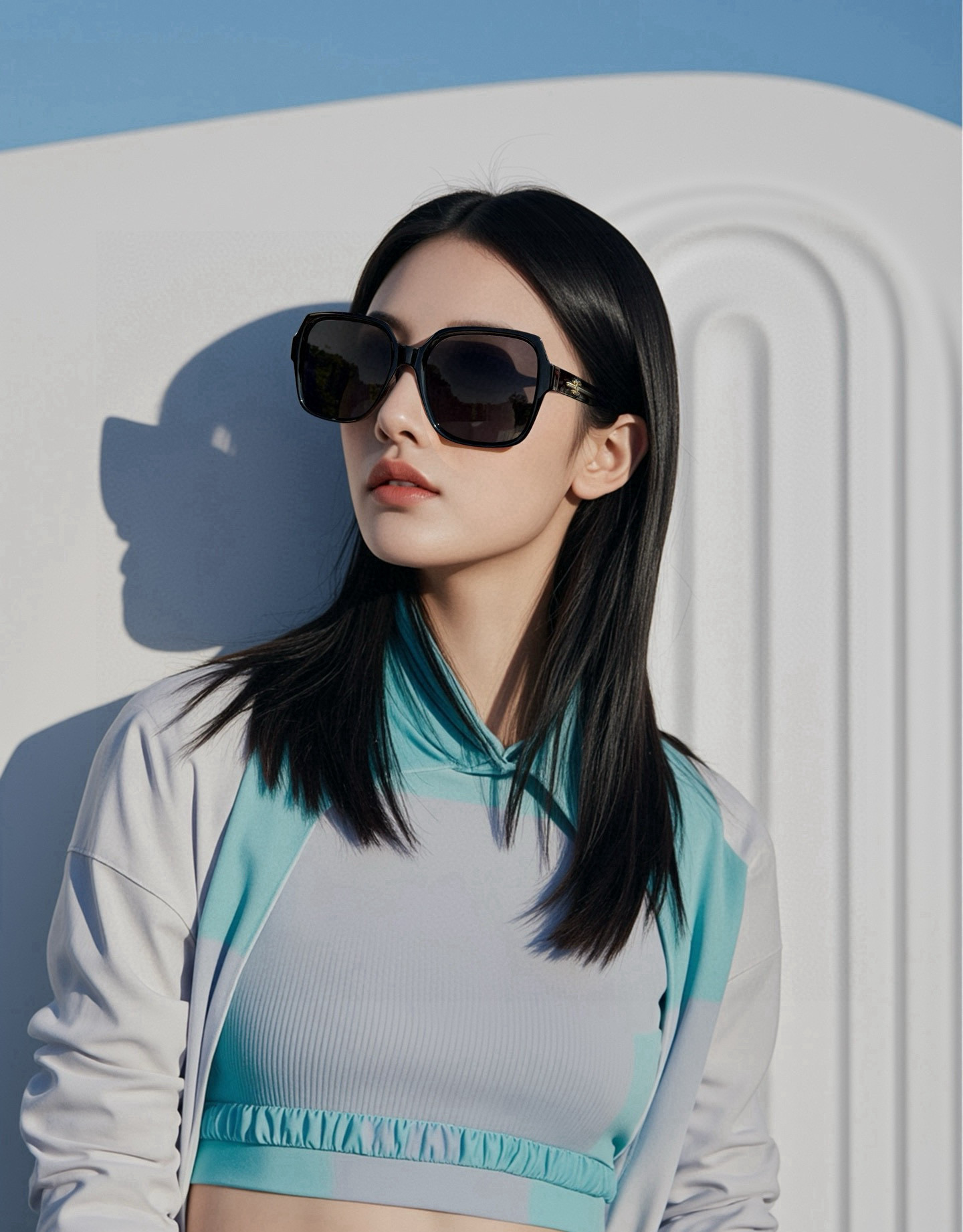 C Style 9250 Square Frame Sunglasses