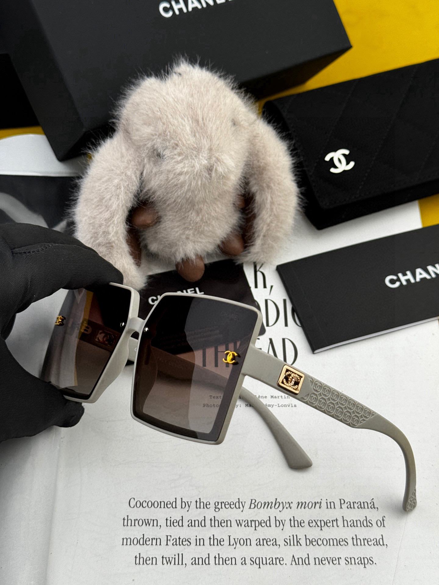C Style 5250 Fashion Square Frame Sunglasses
