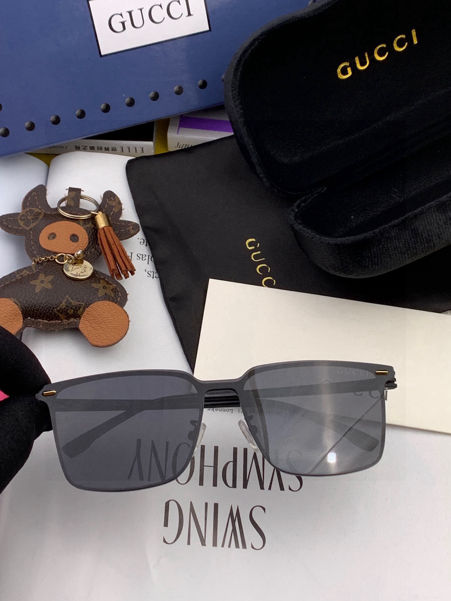 G Style:11363 New one-piece driving mirror sunglasses