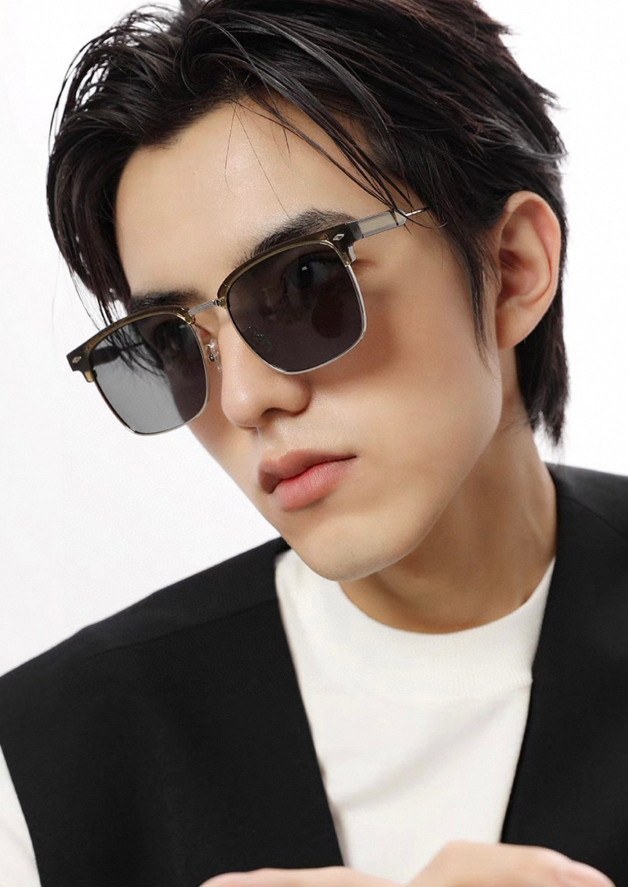 G Style:7637  Fashion square frame polarized sunglasses