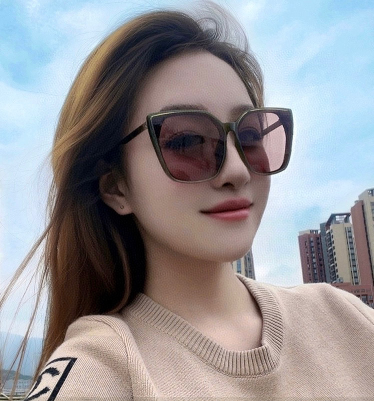 G Style: 82803 Fashion square frame polarized sunglasses