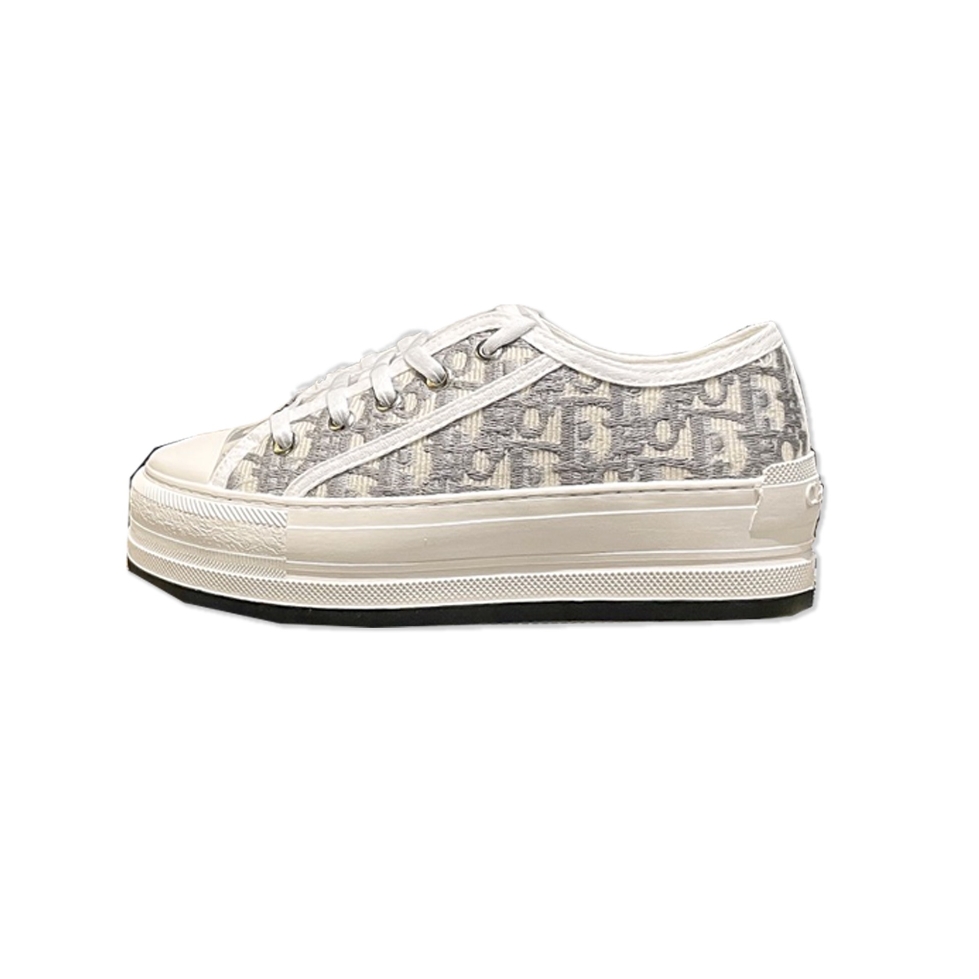 D Style platform canvas shoes