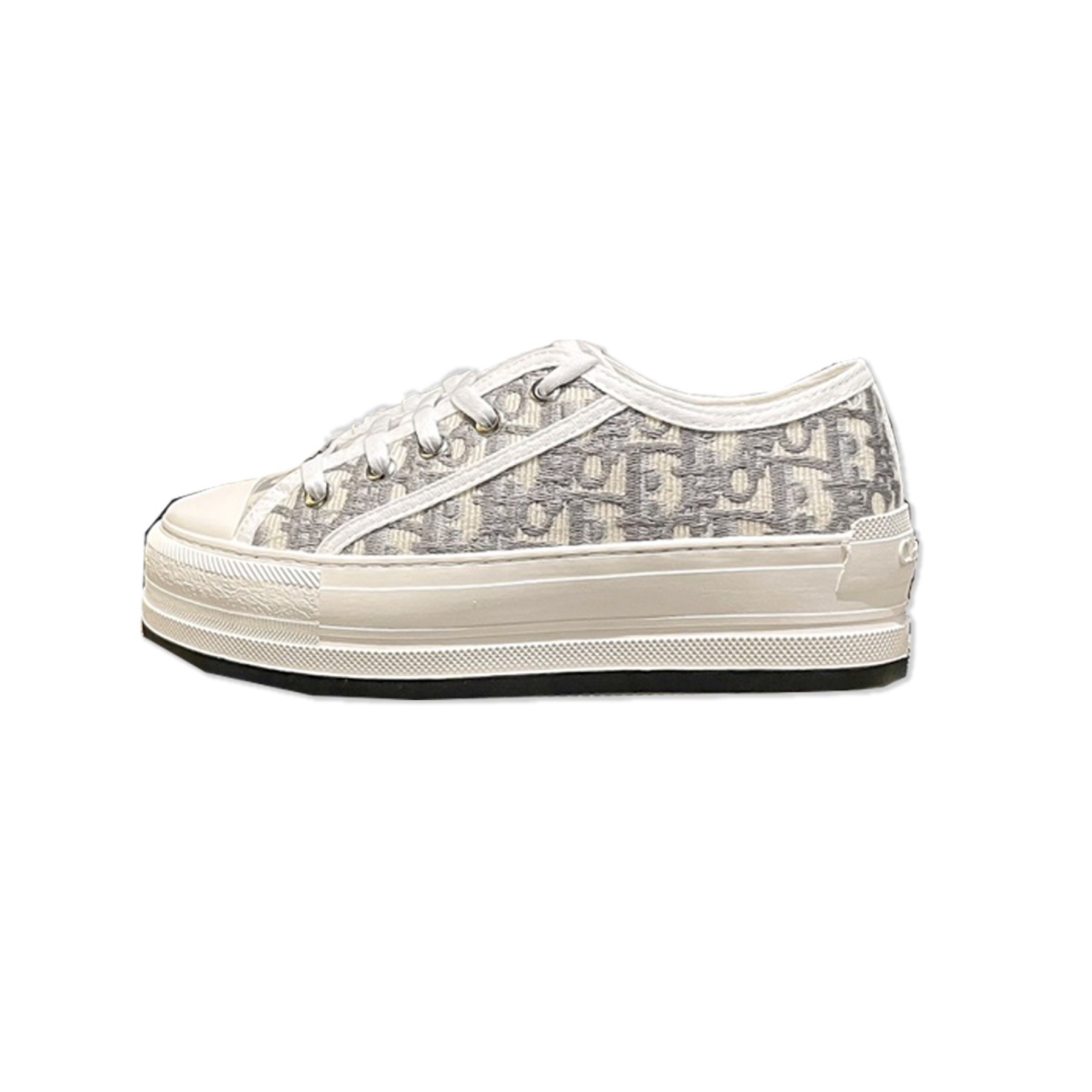 D Style platform canvas shoes