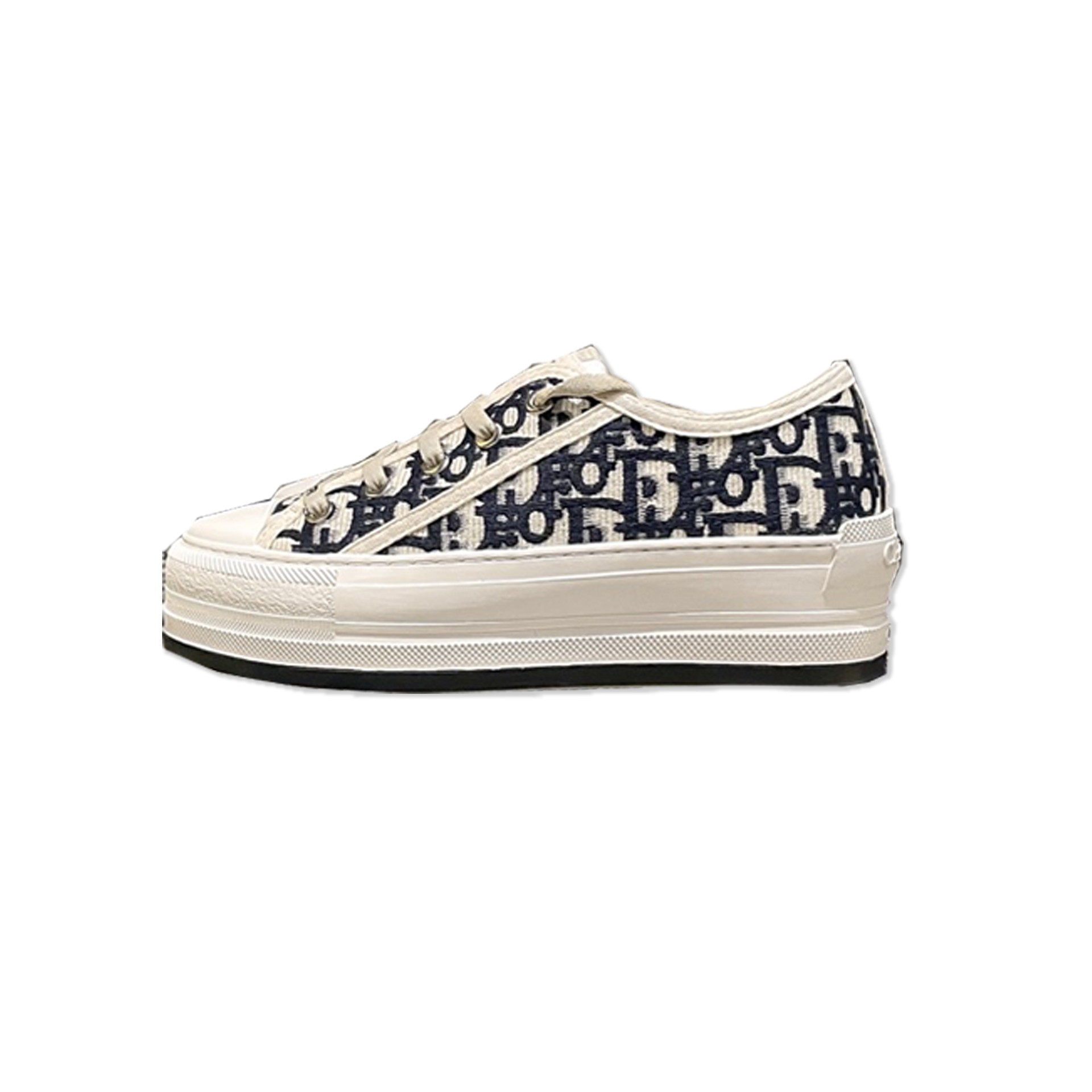 D Style platform canvas shoes