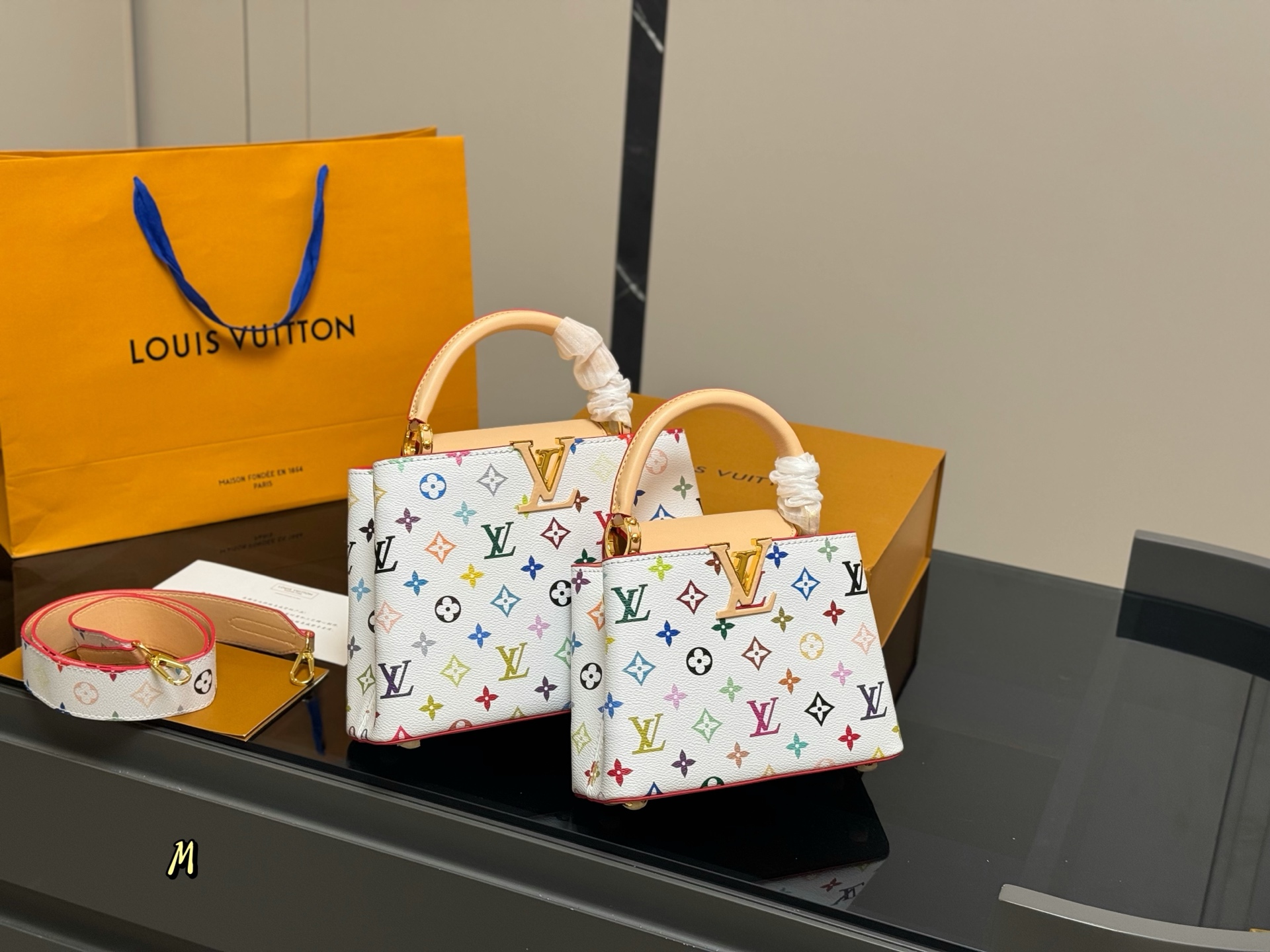 L style Capucines Bag 21*15/27*18cm 