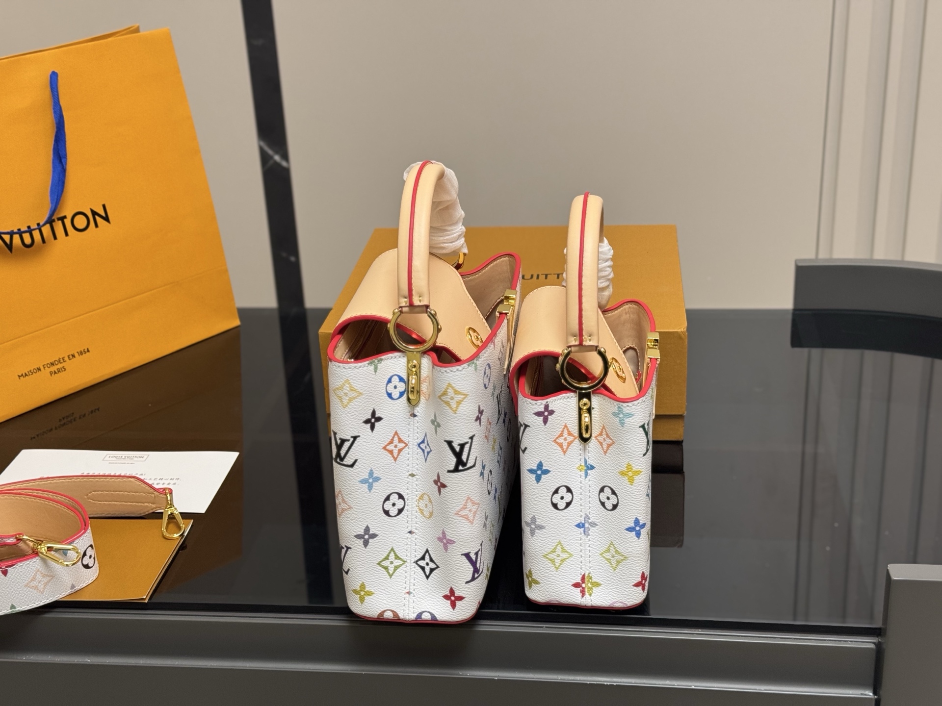 L style Capucines Bag 21*15/27*18cm 