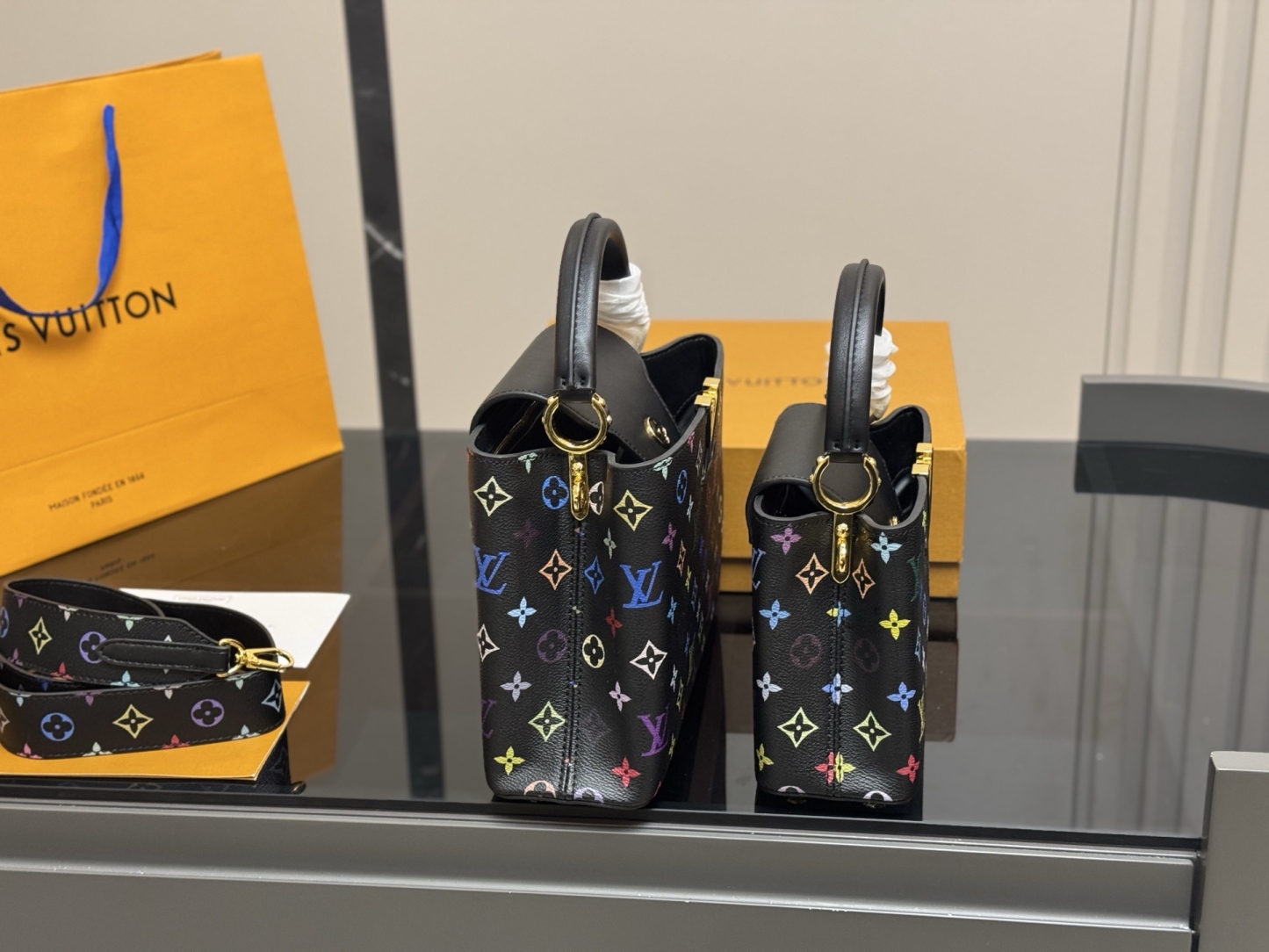 L style Capucines Bag 21*15/27*18cm 