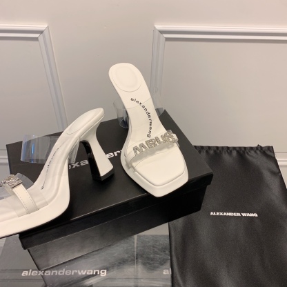 A Style Platform Square Toe High Heel Sandals 8CM