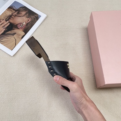 M Style Candy-colored platform slippers