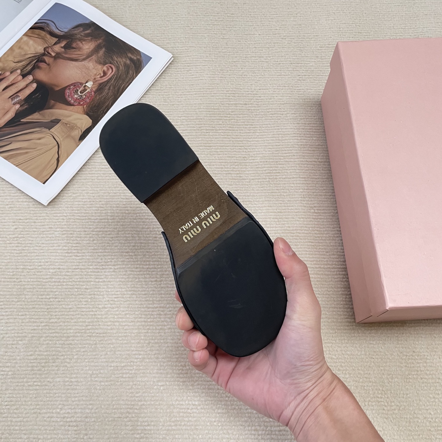 M Style Candy-colored platform slippers