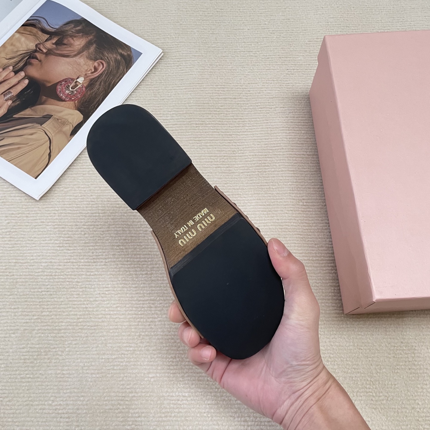 M Style Candy-colored platform slippers