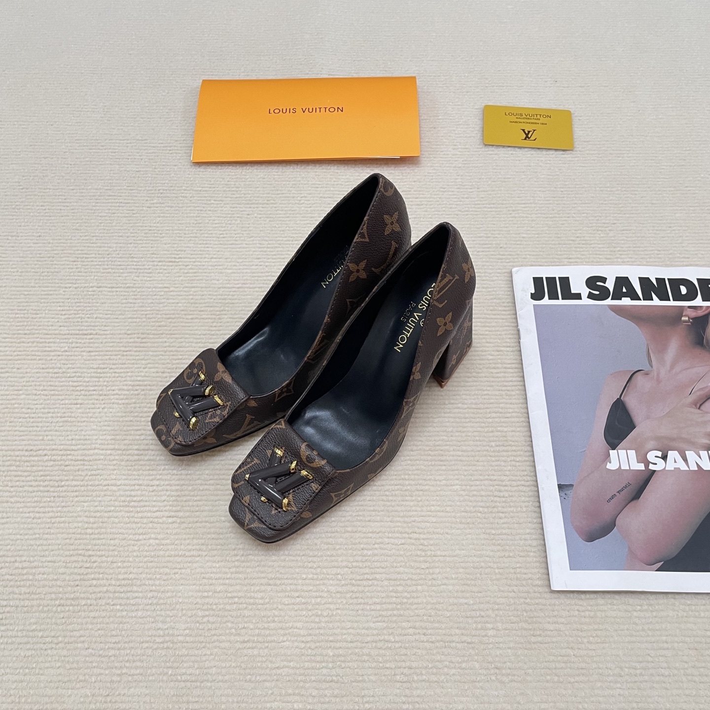 L Style: Closed-toe block-heeled sandals 5CM/9CM