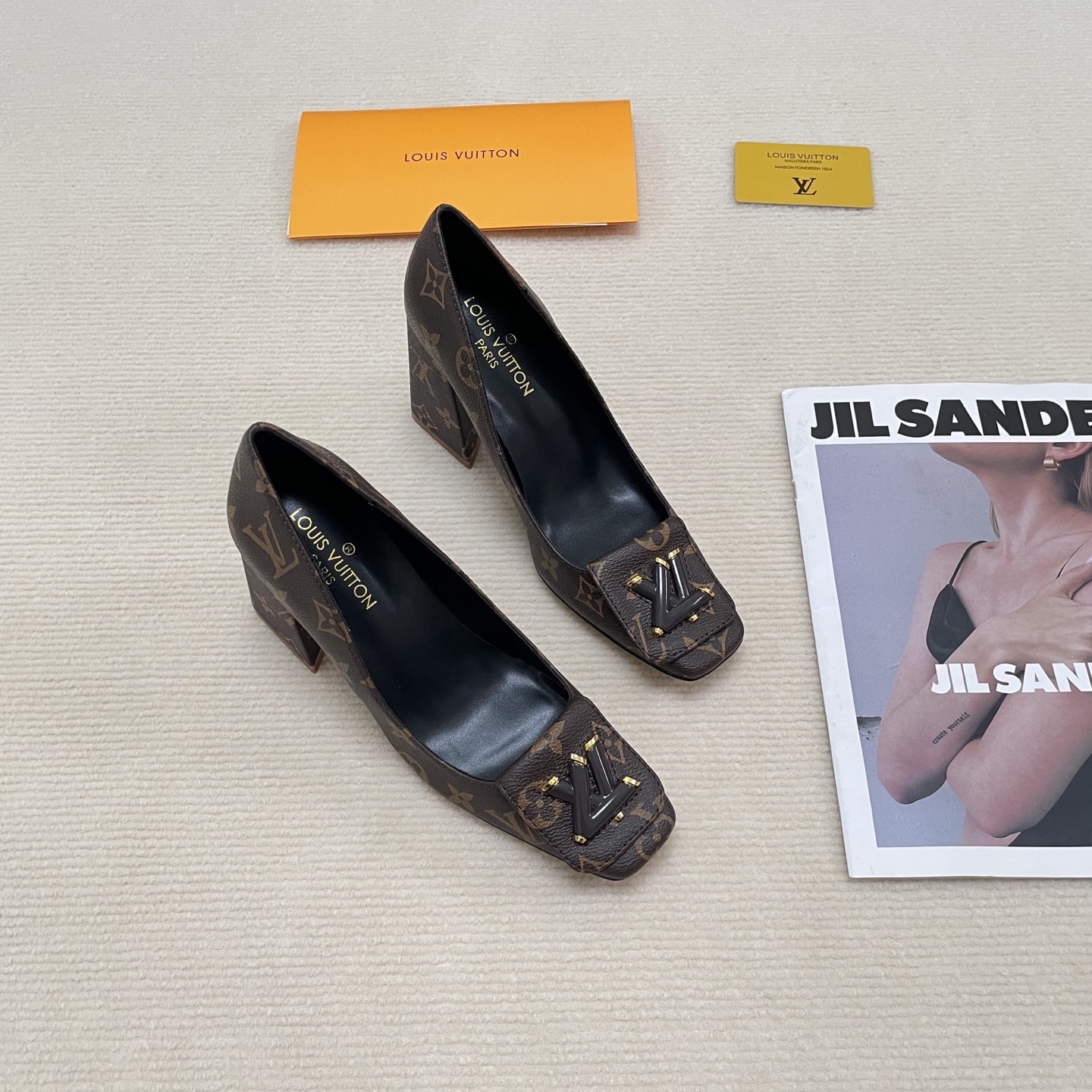 L Style: Closed-toe block-heeled sandals 5CM/9CM