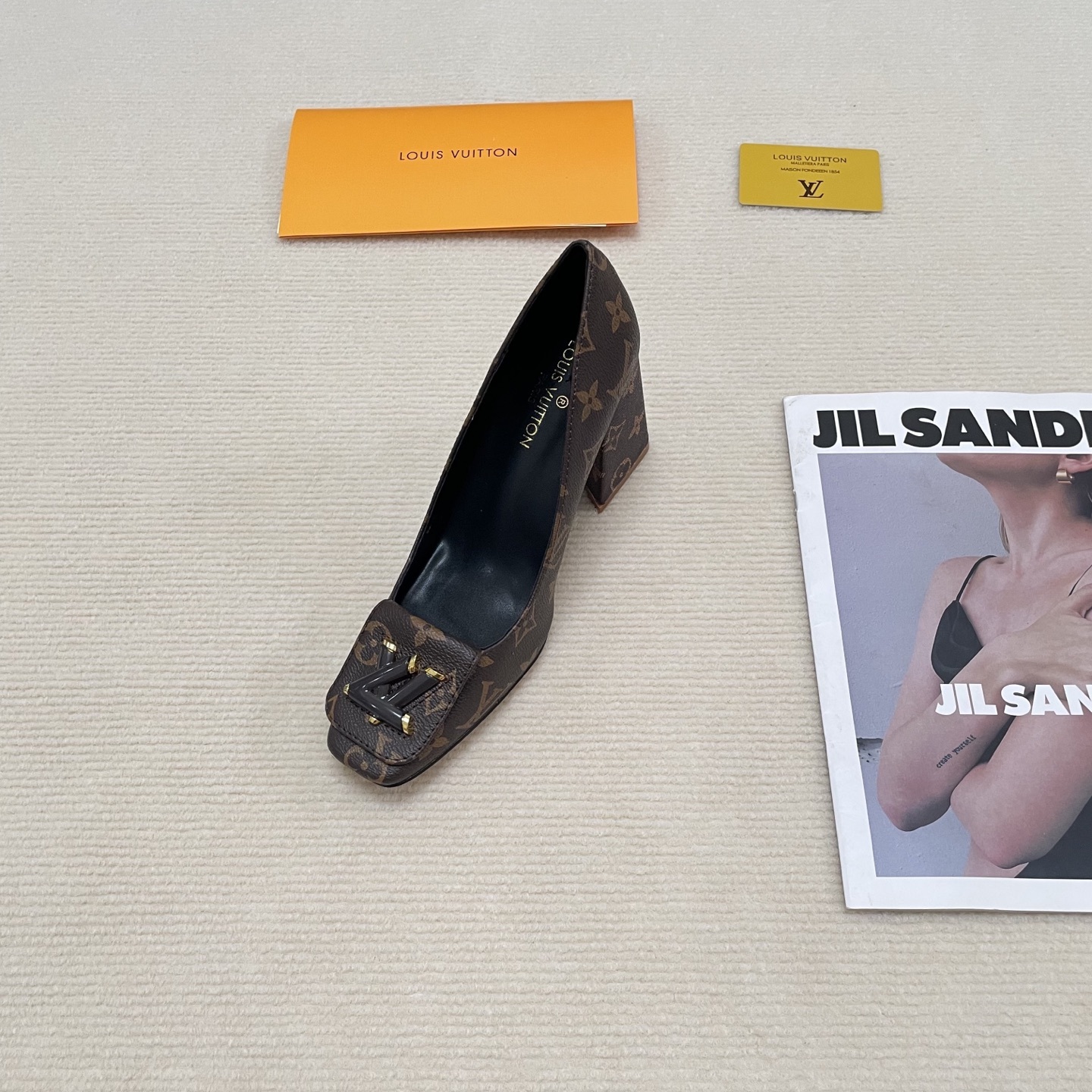 L Style: Closed-toe block-heeled sandals 5CM/9CM