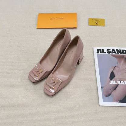 L Style: Closed-toe block-heeled sandals 5CM/9CM