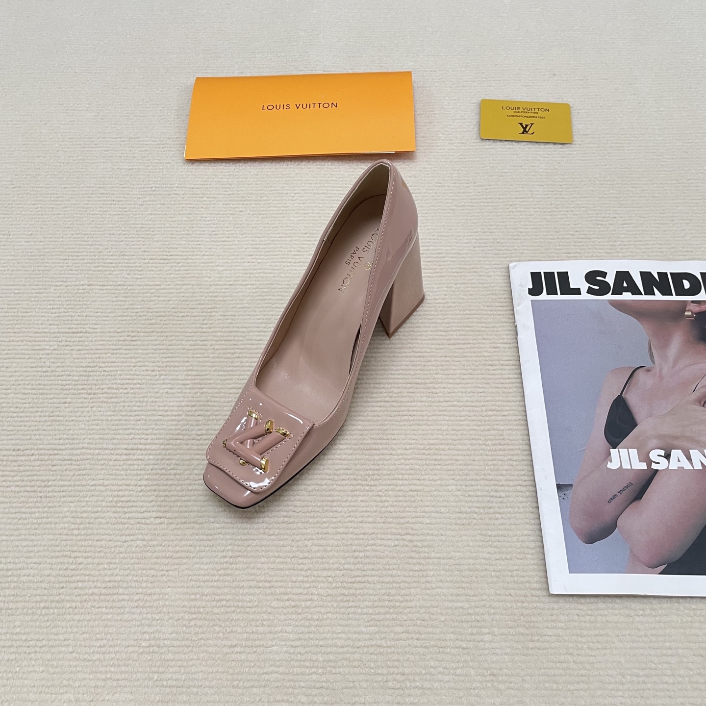 L Style: Closed-toe block-heeled sandals 5CM/9CM