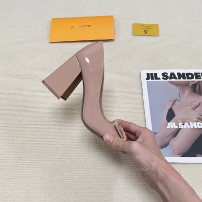 L Style: Closed-toe block-heeled sandals 5CM/9CM