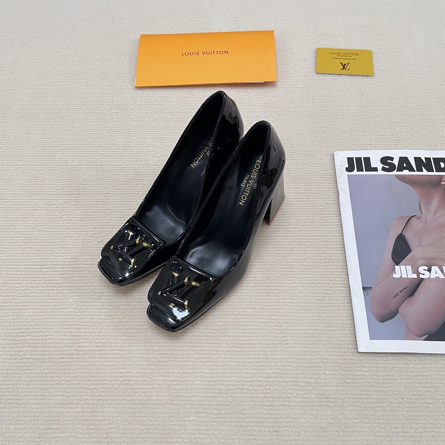 L Style: Closed-toe block-heeled sandals 5CM/9CM