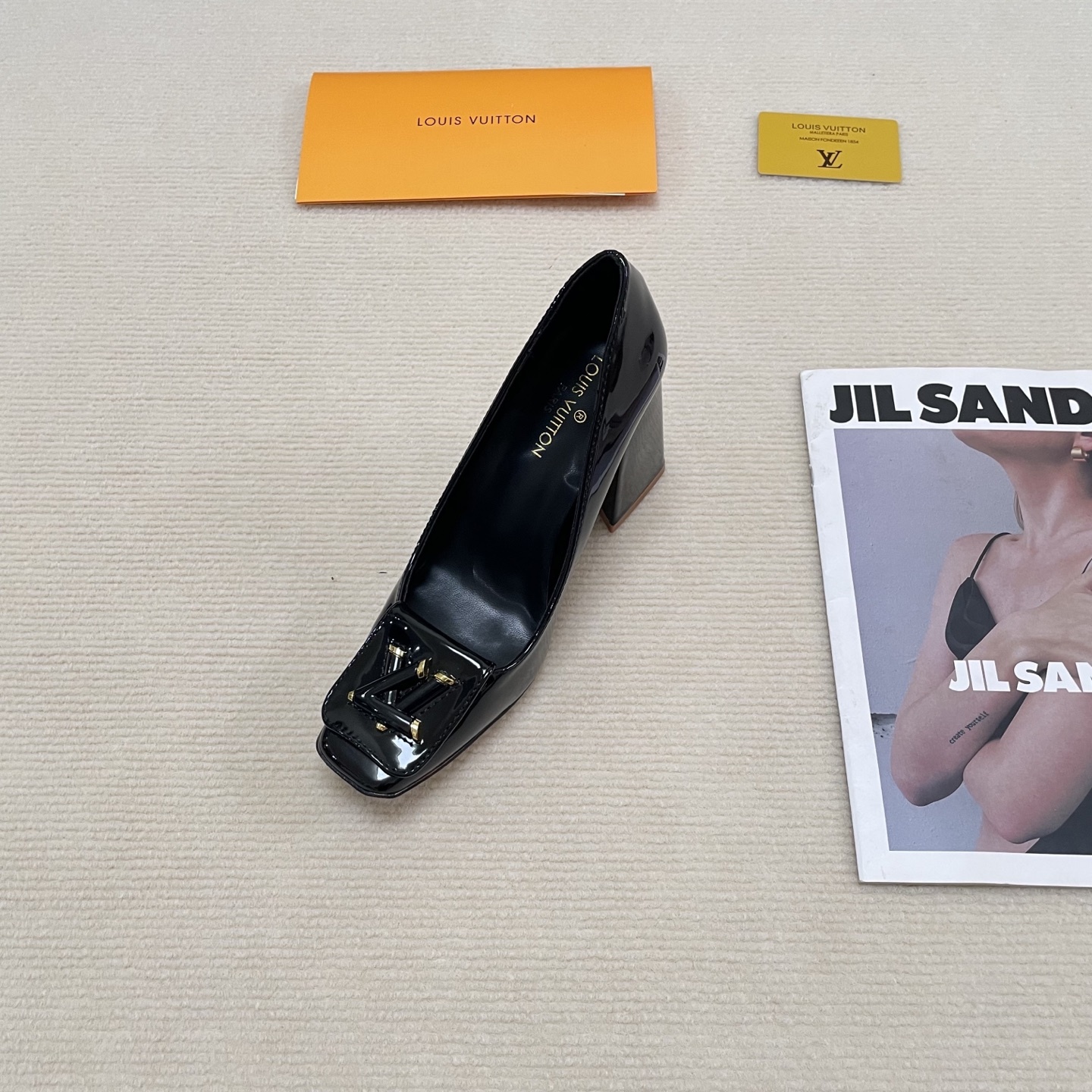 L Style: Closed-toe block-heeled sandals 5CM/9CM