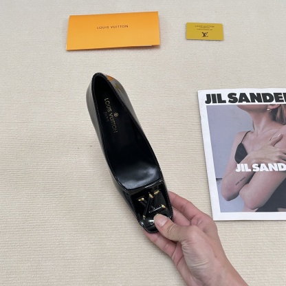 L Style: Closed-toe block-heeled sandals 5CM/9CM