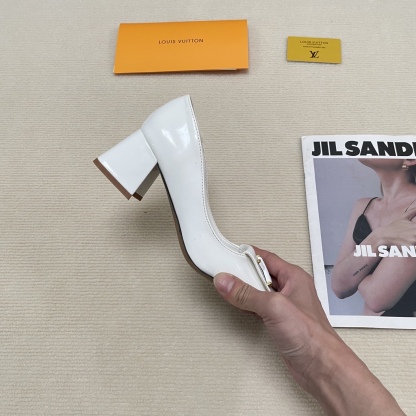 L Style: Closed-toe block-heeled sandals 5CM/9CM