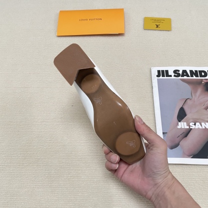 L Style: Closed-toe block-heeled sandals 5CM/9CM