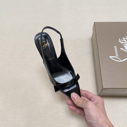 C Style Red Bottom Bow Pointed High Heel Sandals 6CM/8CM