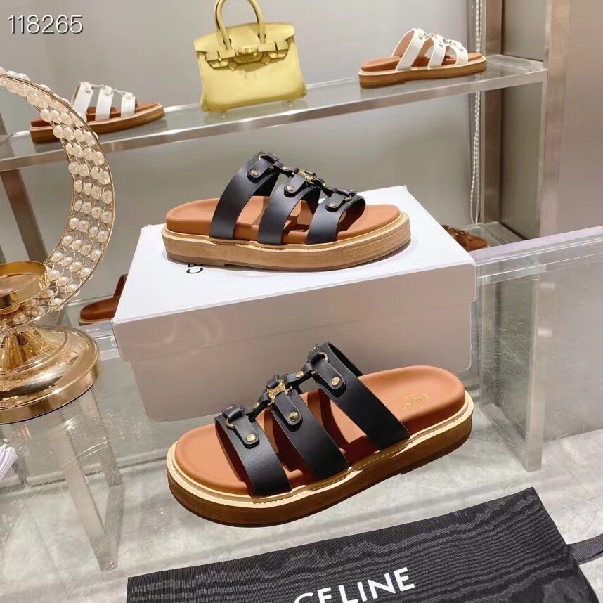 C Style Retro Arc de Triomphe Retro Slippers