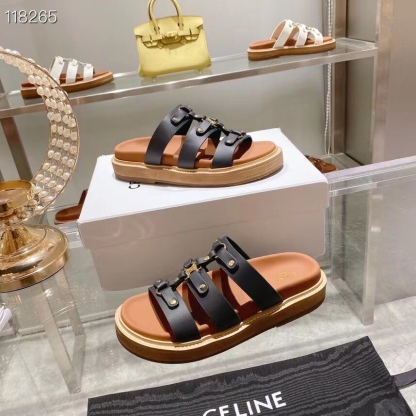 C Style Retro Arc de Triomphe Retro Slippers