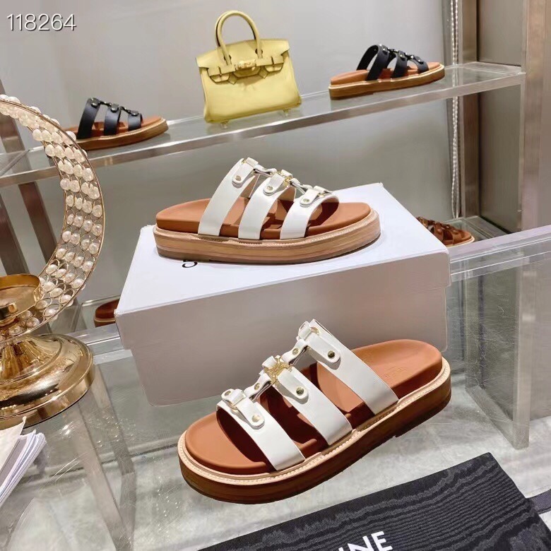 C Style Retro Arc de Triomphe Retro Slippers