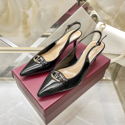 V Style small V buckle pointed stiletto/high heel sandals 6CM