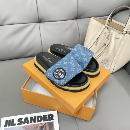 L Style Casual Velcro Slippers