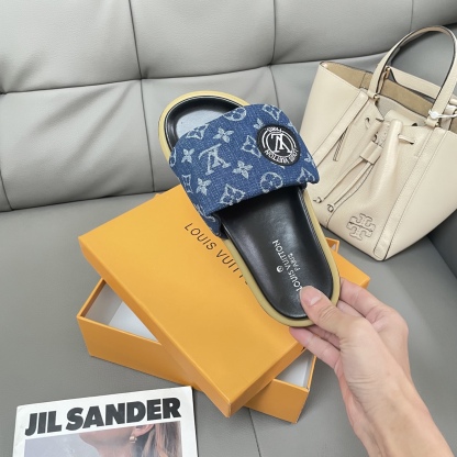 L Style Casual Velcro Slippers